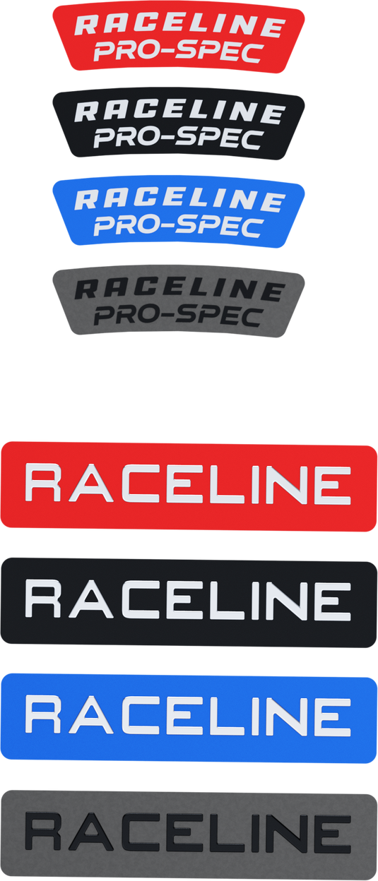 RACELINE DECAL PACKAGE BLUE/RED/BLK/GUNMETAL D-A13-PACK image 1