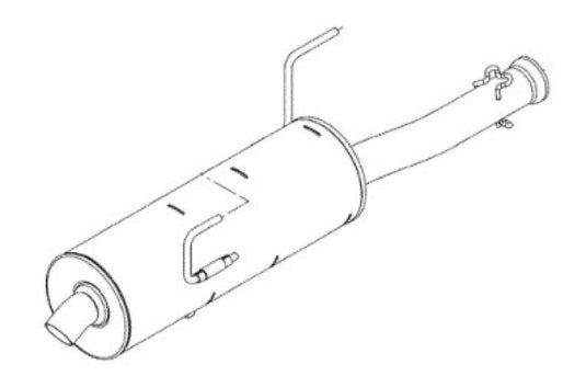 REPLACEMENT MUFFLER BRP