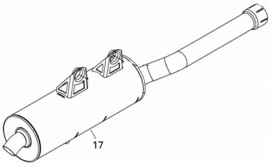 REPLACEMENT MUFFLER BRP
