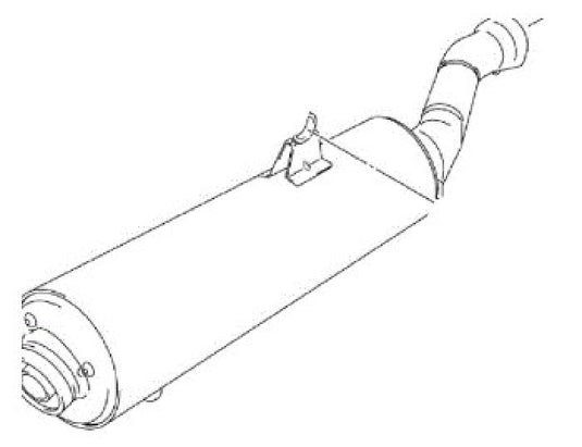 REPLACEMENT MUFFLER SUSUKI