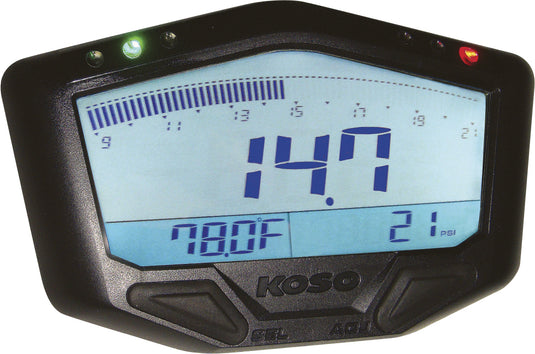 X-2 BOOST GAUGE W/ AIR/FUEL RATIO AND TEMPERATURE BA029001 image 1