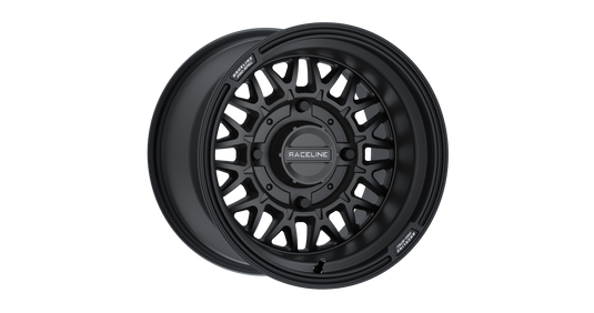 RACELINE OMEGA 15X10 4/156 5+5 (0MM) SATIN BLACK A13B-51056-00 image 1