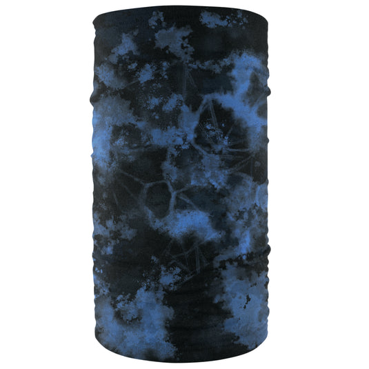 MOTLEY TUBE FLEECE LINED BLACK & BLUE TIE DYE TF775 image 1