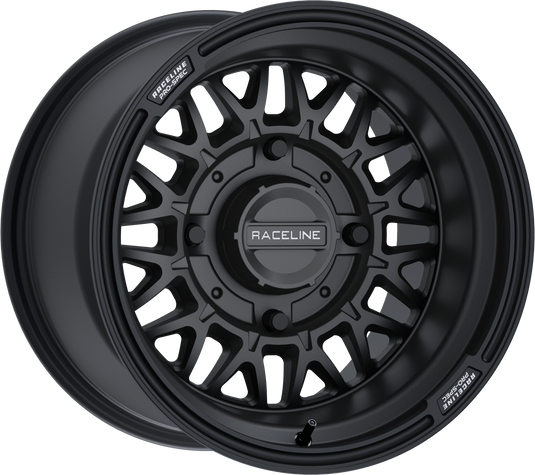 RACELINE OMEGA 15X10 4/137 5+5 (0MM) SATIN BLACK A13B-51037-00 image 1