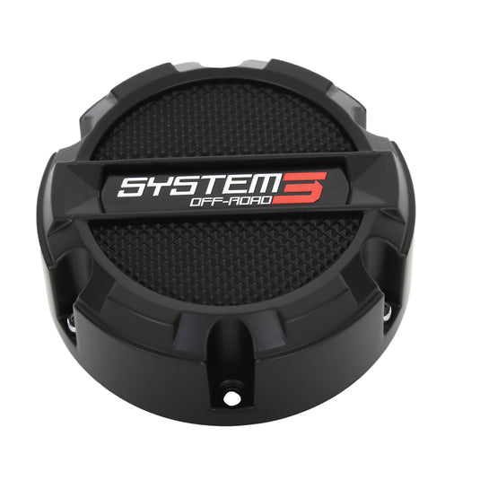 ST3 CENTER CAP 4/137 & 4/156 BOLT-IN GLOSS BLACK CAPS3-130 image 1