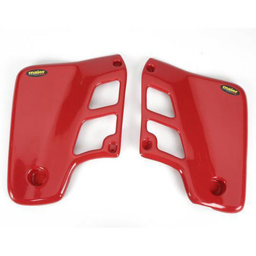 MAIER RED RADIATOR SCOOPS HONDA DIRT BIKE
