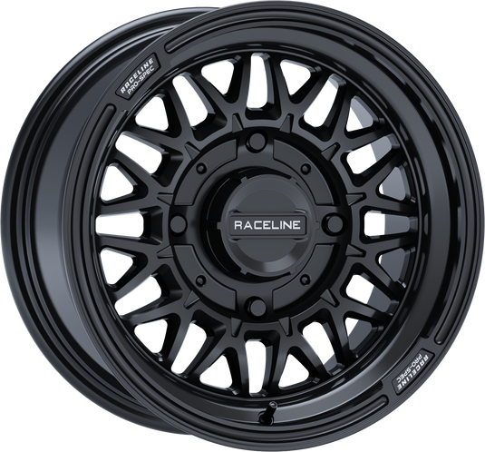 RACELINE OMEGA 15X7 4/137 5+2 (+10MM) GLOSS BLACK A13GB-57037+10 image 1