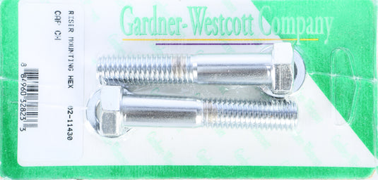 RISER BOLTS CHROME HEX CAP 1/2-13 X 2 3/4 COARSE THREAD 02-11430 image 1