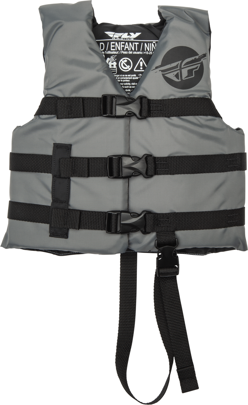 Load image into Gallery viewer, CHILD FLOTATION VEST GREY/BLACK 221-30323 image 1
