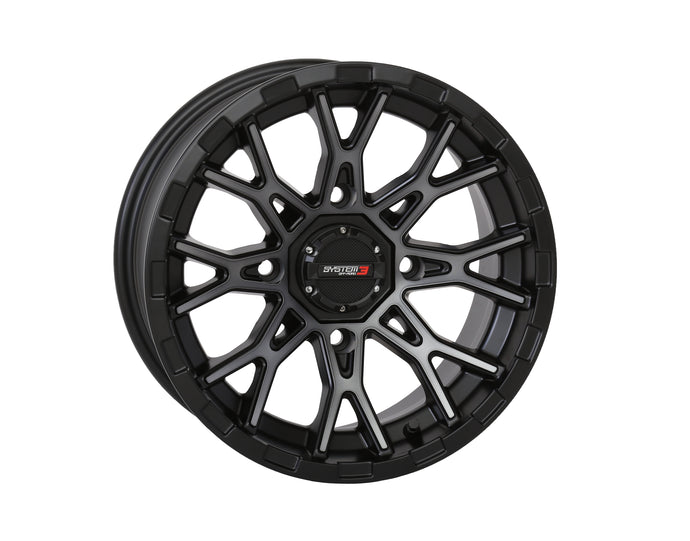 ST6 WHEEL 14X7 4+3 (+10MM) 4/156 MATTE DARK TINT 14S3-6155 image 1
