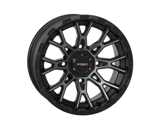ST6 WHEEL 14X7 4+3 (+10MM) 4/156 MATTE DARK TINT 14S3-6155 image 1
