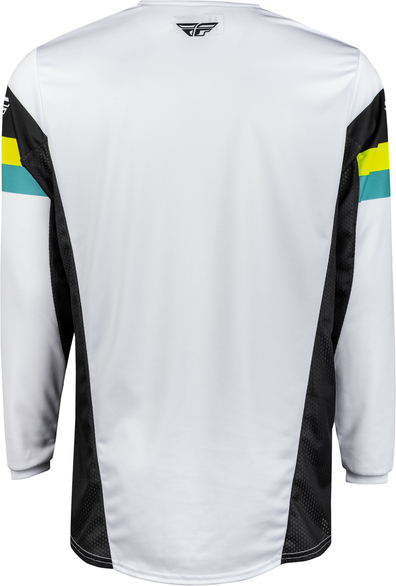 Load image into Gallery viewer, KINETIC PRIX JERSEY WHITE/BLACK/HI-VIS 2X 377-4232X image 2
