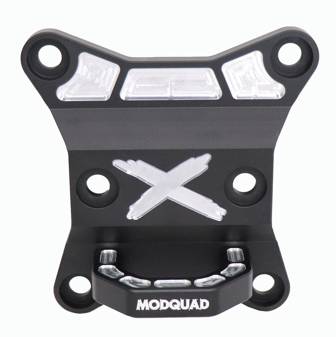 REAR DIFFERENTIAL PLATE WITH HOOK BLACK CAN CA-X3-RDH-BLK image 1