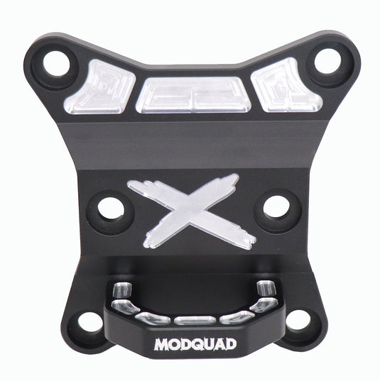 REAR DIFFERENTIAL PLATE WITH HOOK BLACK CAN CA-X3-RDH-BLK image 1