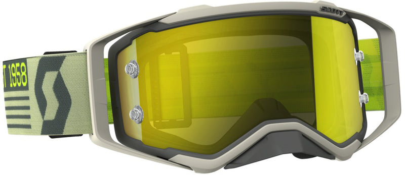 Load image into Gallery viewer, PROSPECT GOGGLE GREY/BEIGE W/YELLOW CHROME LENS 262589-5719289 image 1
