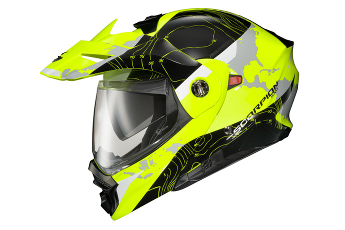 EXO-AT960 MODULAR HELMET TOPOGRAPHIC HI-VIS/BLACK XL 96-1056 image 1