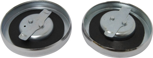 CAM STYLE GAS CAP SET CHROME 75-005 image 2