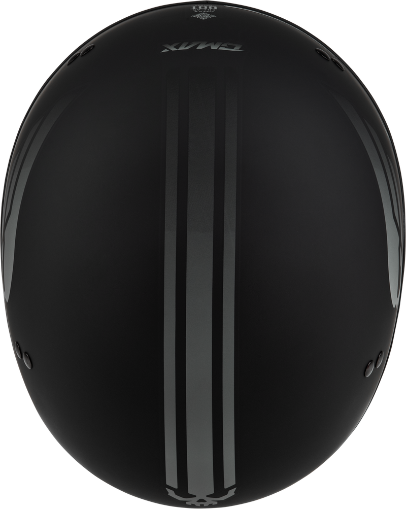 Load image into Gallery viewer, HH-65 RETRIBUTION HELMET MATTE BLACK/SILVER MD H16511815 image 3
