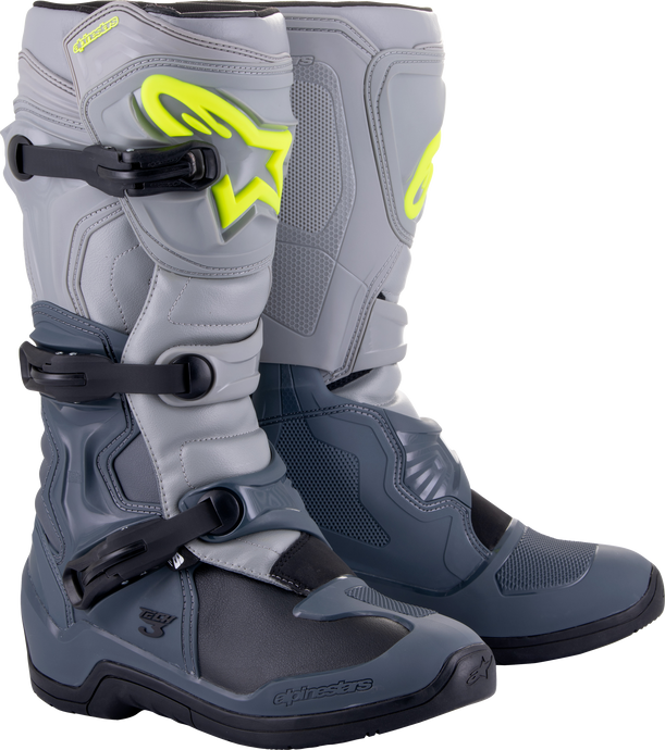 TECH 3 BOOTS DK GREY/LT GREY/BLK SZ 8 2013018-9069-8 image 1