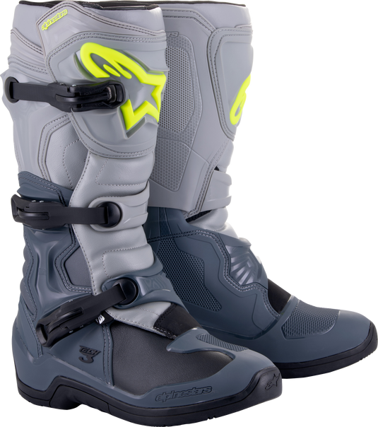 TECH 3 BOOTS DK GREY/LT GREY/BLK SZ 8 2013018-9069-8 image 1