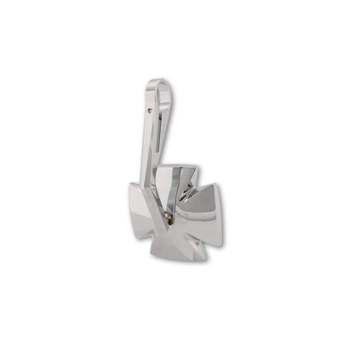 IRON CROSS BAR END MIRROR EACH CHROME 301-113 image 1