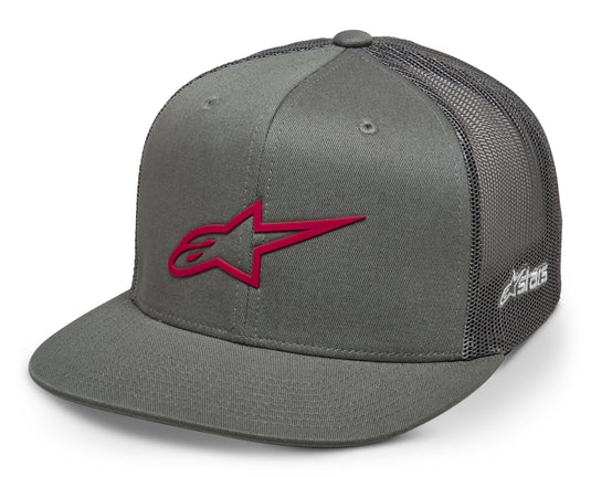 3D AGELESS TRUCKER HAT GREY/RED 1214-81723-1135-OS image 1