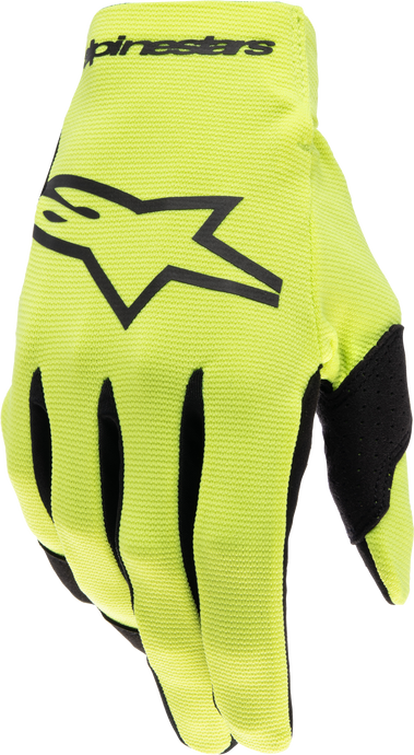 YOUTH RADAR GLOVES YELLOW FLUO/BLACK SM 3541824-551-S image 1