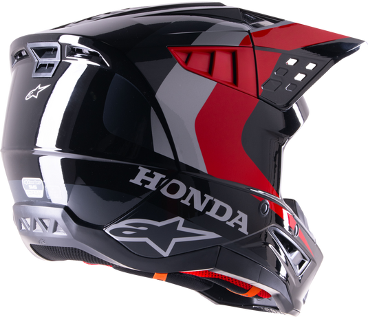 HONDA S-M5 HELMET BLACK/RED GLOSSY 2X 8308123-1333-XXL image 2