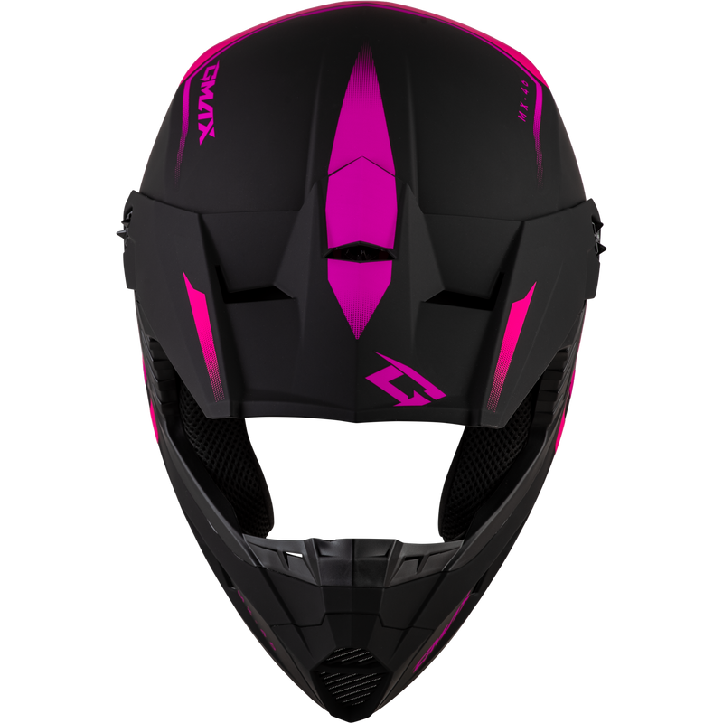 Load image into Gallery viewer, MX-46 COMPOUND HELMET MATTE BLACK/PINK 2X D3464348 image 3
