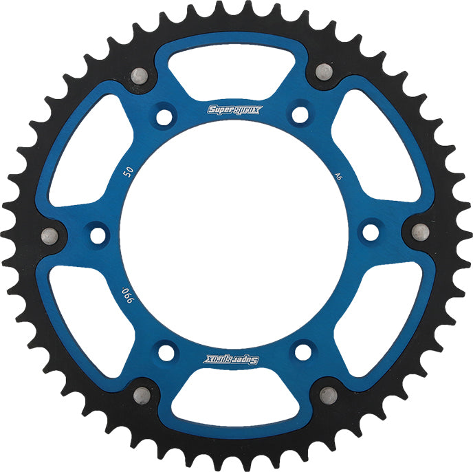 REAR STEALTH SPROCKET ALU/STL 50T-520 BLU HUS/HUSQ/KTM RST-990-50-BLU image 1