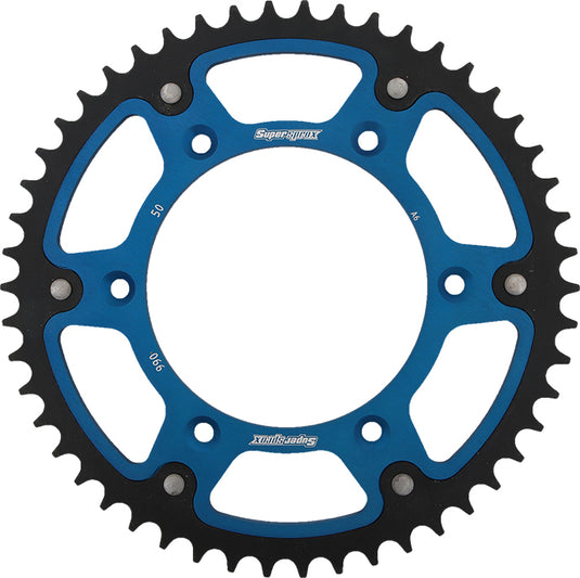 REAR STEALTH SPROCKET ALU/STL 50T-520 BLU HUS/HUSQ/KTM RST-990-50-BLU image 1