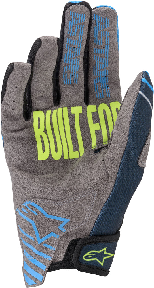 YOUTH RADAR GLOVES NAVY/AQUA LG 3541820-7630-L image 2