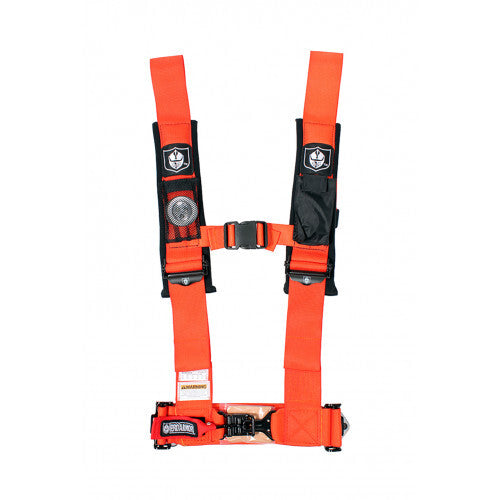 4 PT HARNESS WITH SEWN IN PADS ORANGE 3 IN. A114230OR image 1