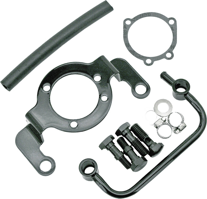 BRACKET/BREATHER KIT BLACK 120238 image 1