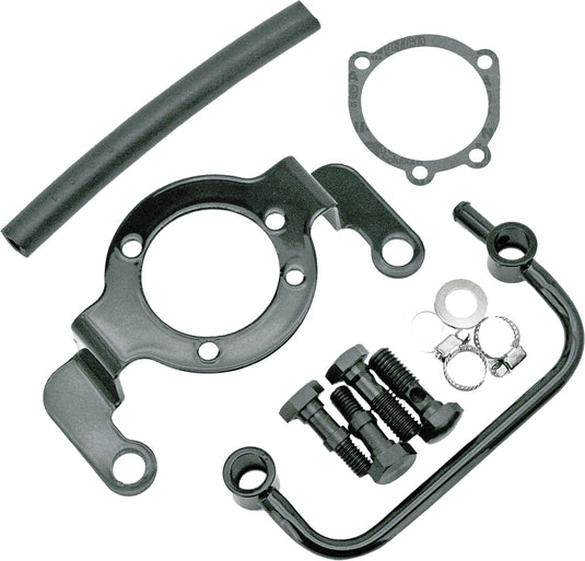 BRACKET/BREATHER KIT BLACK 120238 image 1