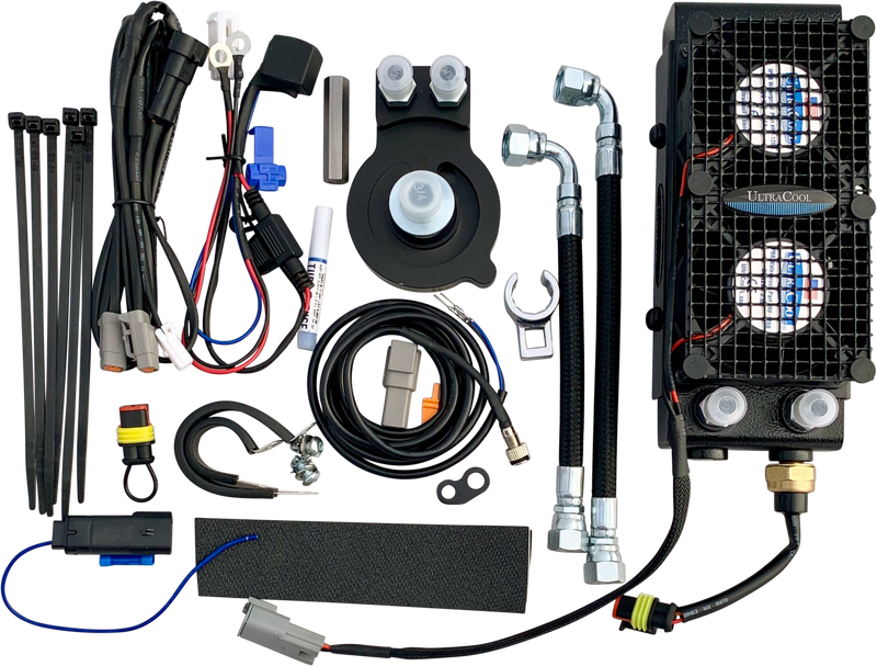 Load image into Gallery viewer, OIL COOLER M8 TOURING `17-23 (CHOPPED GUARD) SMT8-5N image 1
