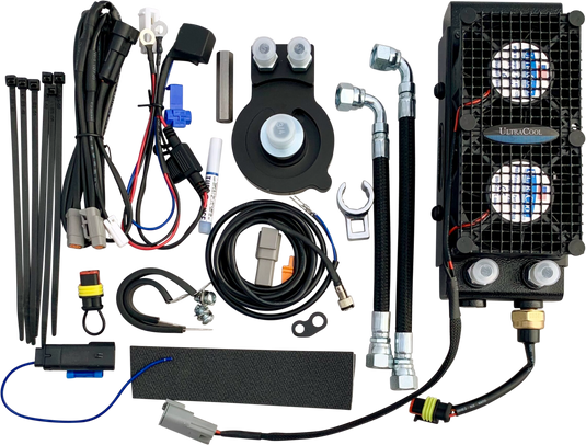 OIL COOLER M8 TOURING `17-23 (CHOPPED GUARD) SMT8-5N image 1