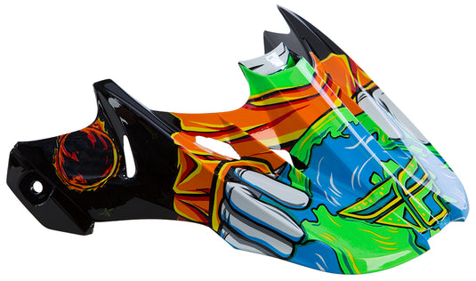 KINETIC INVAZION VISOR GREEN/BLACK 73-47921 image 1