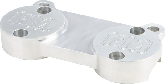 RISER TOP CLAMP RAW W/GAUGE MOUNT TABS 825-05010 image 1