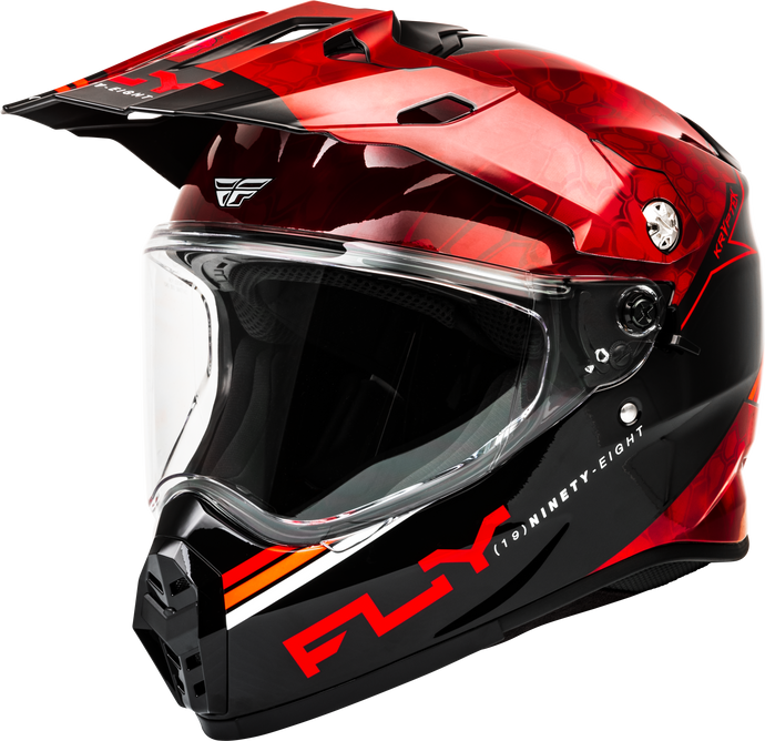 TREKKER KRYPTEK CONCEAL HELMET RED/BLACK MD 73-7029M image 1