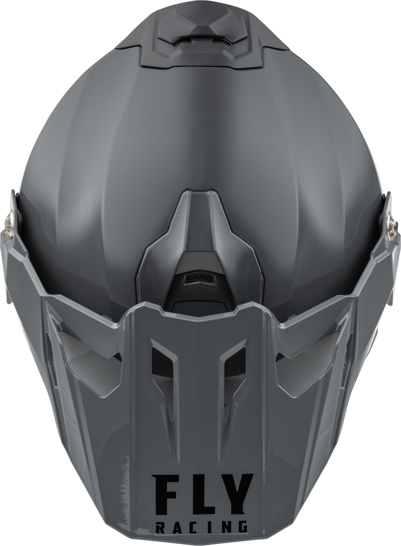 Load image into Gallery viewer, TREKKER CW SOLID HELMET DUAL SHLD GREY SM 73-31363S image 3
