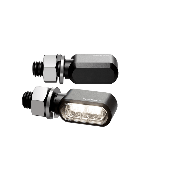 LITTLE BRONX TURN SIGNAL/DRL PAIR SILVER 204-2871 image 1