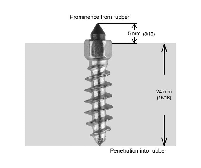 25MM STANDARD SCREW STUDS QTY 100 ST-25100R image 1