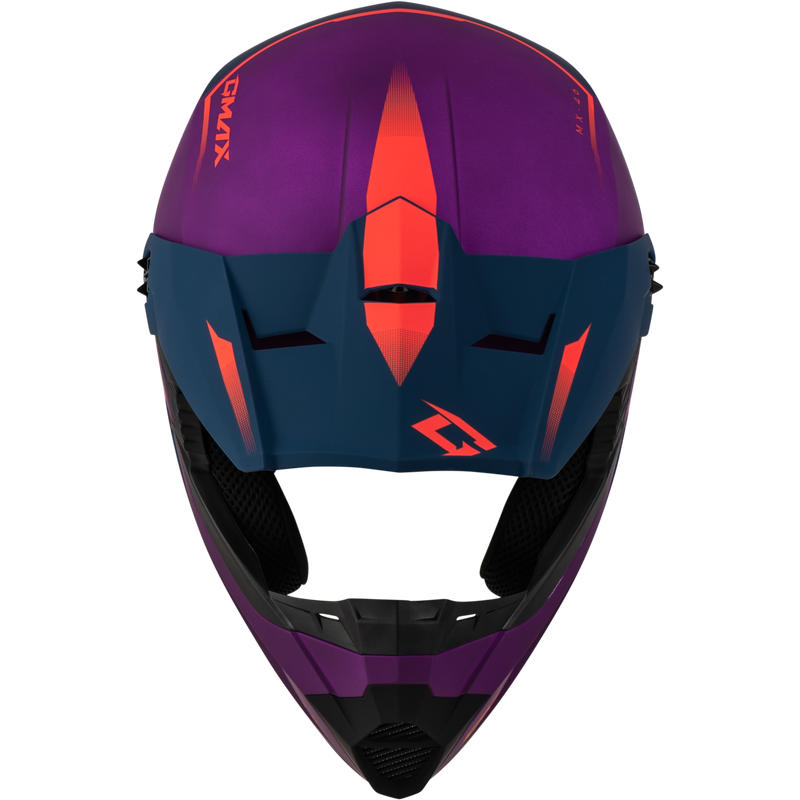 Load image into Gallery viewer, MX-46 COMPOUND HELMET MATTE PURPLE/CORAL/BLUE MD D3464935 image 3
