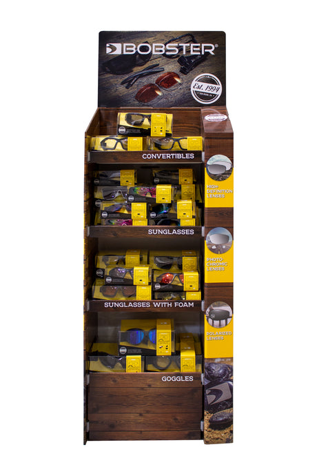 BOBSTER 34PC PRE-PACK DISPLAY 11.25