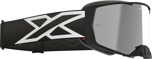 LUCID CALIBER GOGGLE BLACK SILVER MIRROR LENS 067-12030 image 2