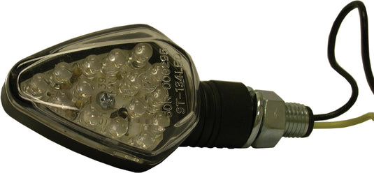 BLUNT ARROW 8 LED MARKER LIGHTS BLACK W/CLEAR LENS 900-0040 image 1