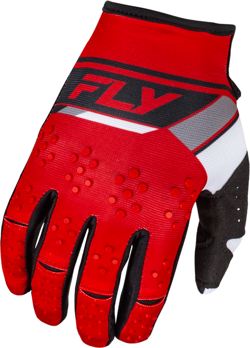 YOUTH KINETIC PRIX GLOVES RED/GREY/WHITE YM 377-412YM image 1