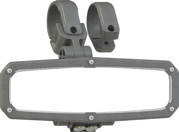 CLEARVIEW UTV REARVIEW MIRROR W/ DOME LIGHT UTVMIRCTR-LED-1 image 1