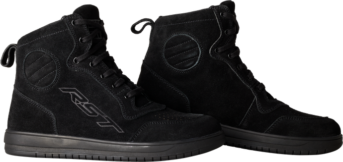 LADIES HITOP MOTO SNEAKER CE BLACK SUEDE  SZ 7 103062BLK-40 image 1